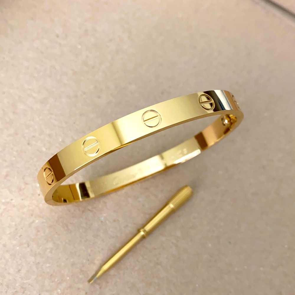 Golden bangle approximately 7”